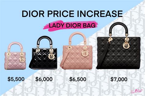 lady dior price europe 2022|Lady Dior euro price.